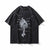 Bones Printed Loose T-shirt Men