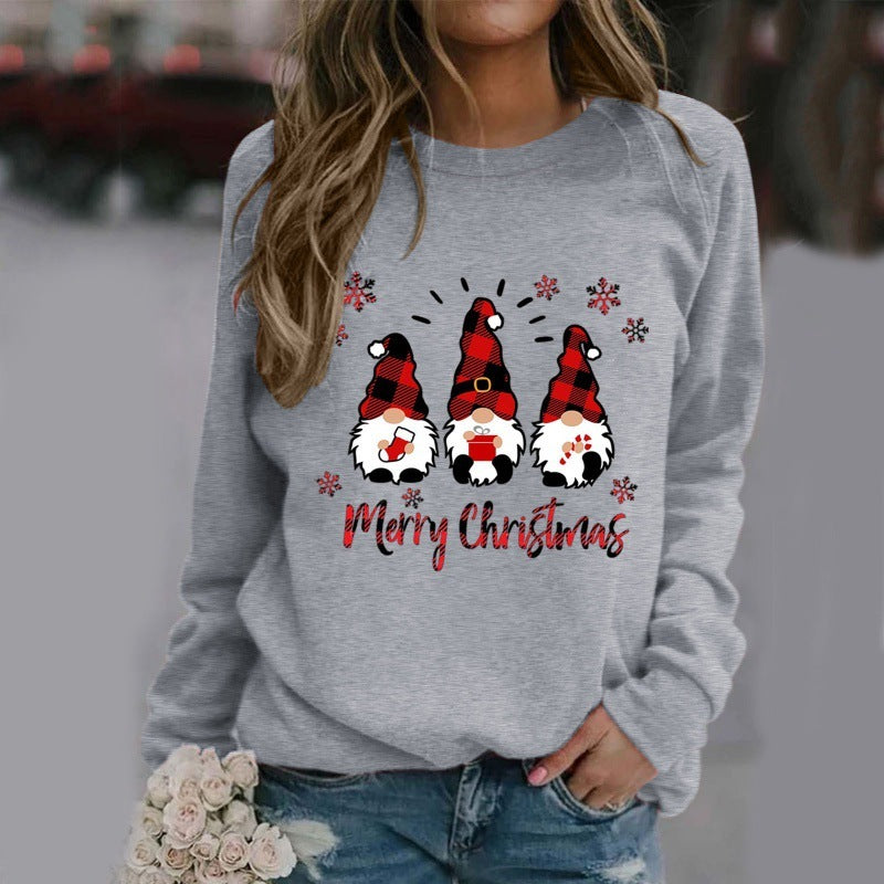 Women&#39;s Christmas Hoodie Winter Round Hoodie