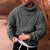 Twisted turtleneck men's sweater men's sweater