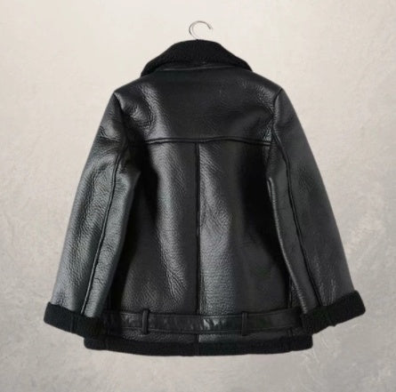 Women&#39;s motorcycle jacket leather jacket