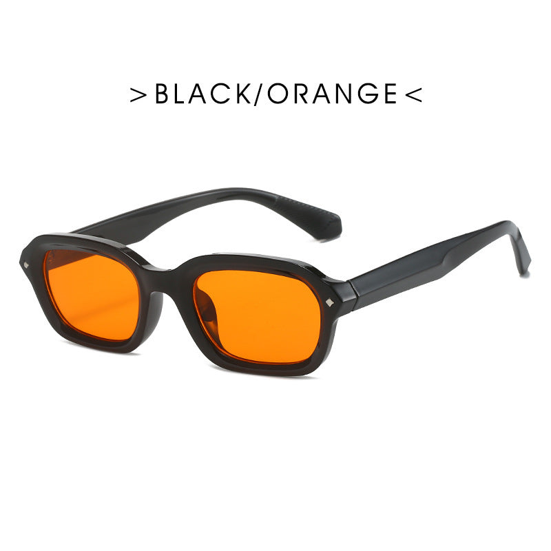 Retro High-grade Narrow Frame Square Sunglasses Women