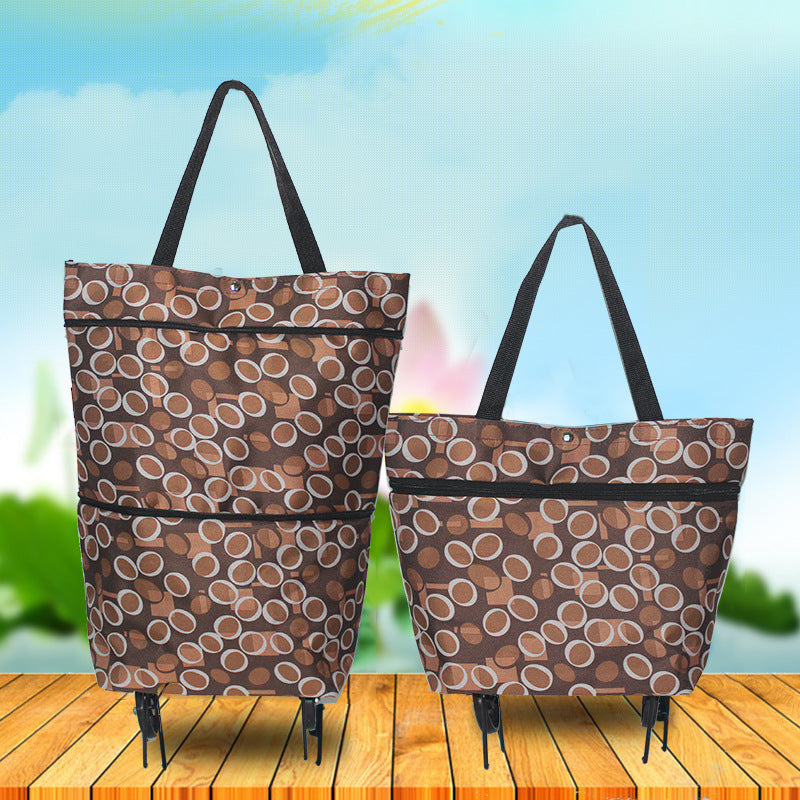 Foldable Tug Tote Bag Multifunctional Shopping Travel Tote Bag