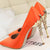 Female host bridesmaid stiletto pointed wedding shoes