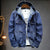 Men's Trendy Hooded Denim Jacket