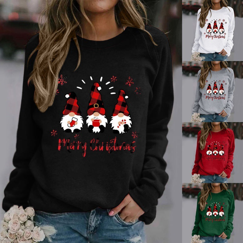 Women&#39;s Christmas Hoodie Winter Round Hoodie