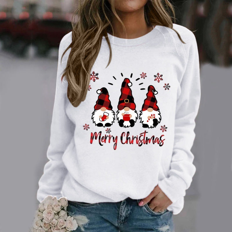 Women&#39;s Christmas Hoodie Winter Round Hoodie