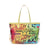 Color graffiti tote bag