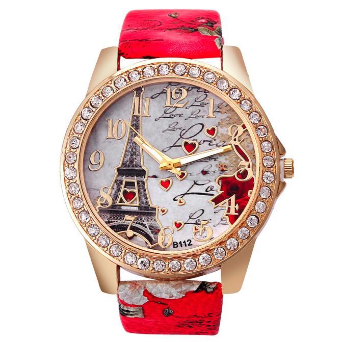 New Vintage Paris Eiffel Tower Women&#39;s Quartz Watch Women Girls Ladies Students Casual Wristwatch Relojes