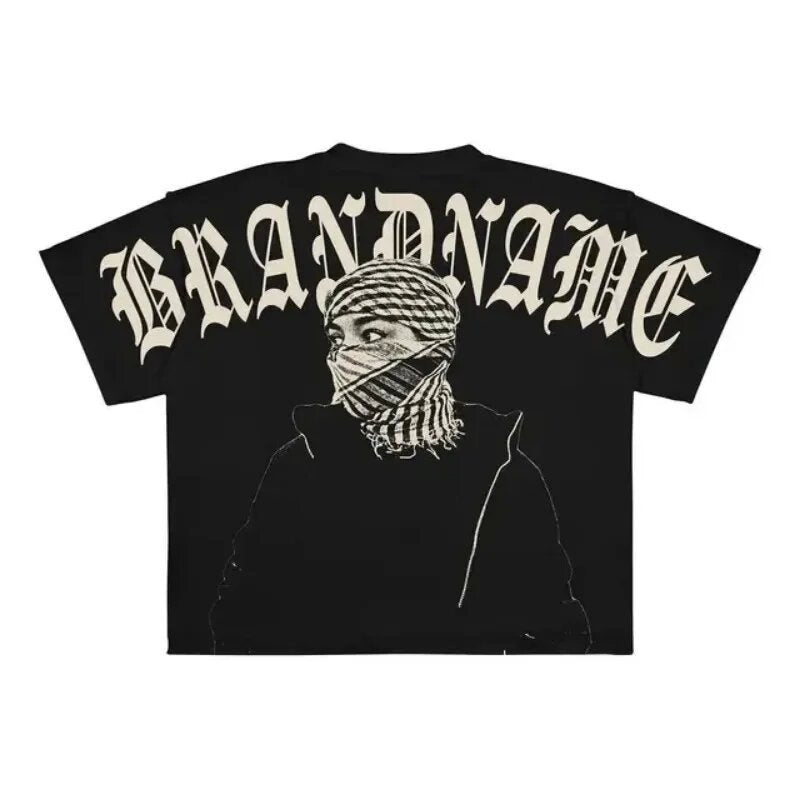 Y2g Harajuku T-shirt Men Hip Hop Gothic Graphic T-shirt