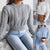 Twist Waist Knitted Cropped Sweater Women's Clothing