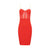 Female bag hip bandage dress