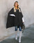 Women's cloak sweater knitted sweater