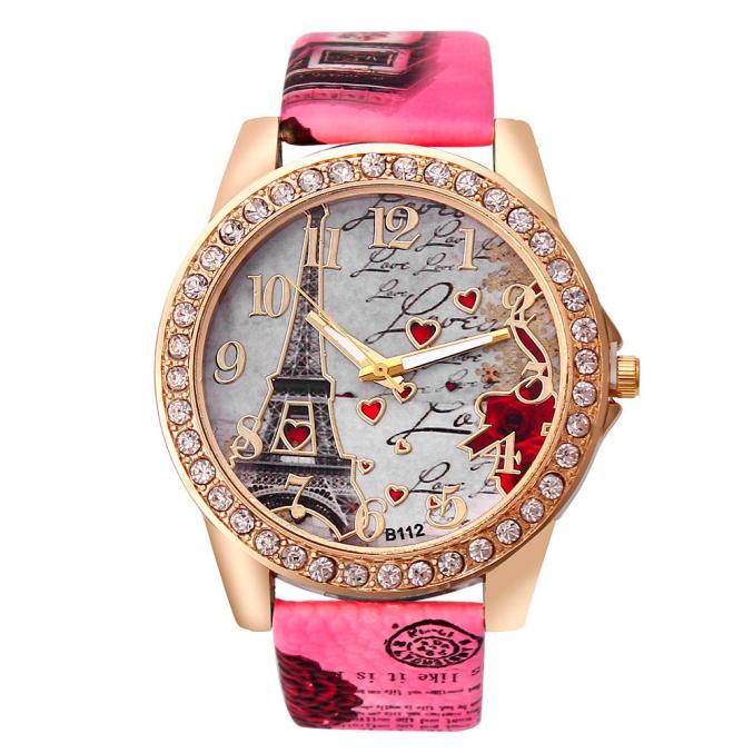 New Vintage Paris Eiffel Tower Women&#39;s Quartz Watch Women Girls Ladies Students Casual Wristwatch Relojes