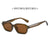 Retro High-grade Narrow Frame Square Sunglasses Women