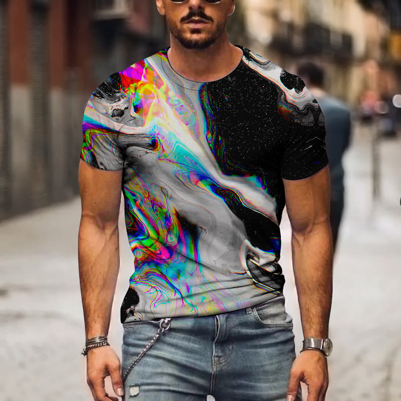 Men 3D Graphic Casual T-shirt