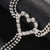 Heart-shaped Underwear European And American Rhinestone Body Chains Accessories