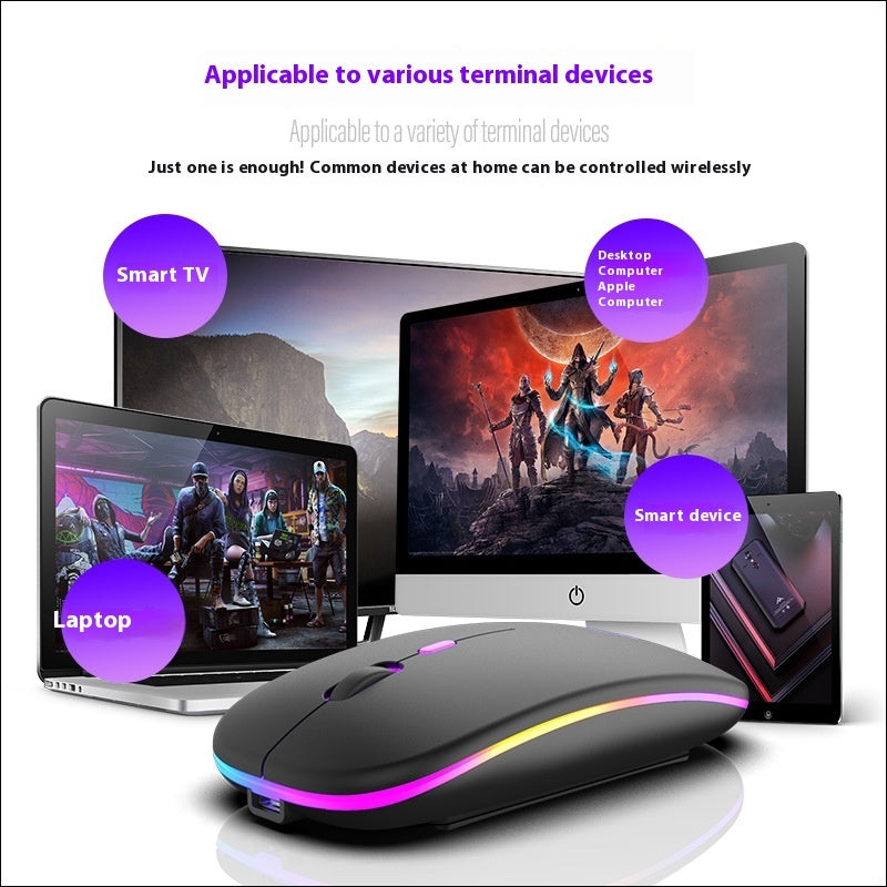 X15 Mute Wireless Mouse Charging Wireless Luminous Computer Accessories