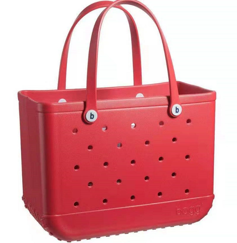Medium EverDay Rubber Waterproof Tote Bag with Holes