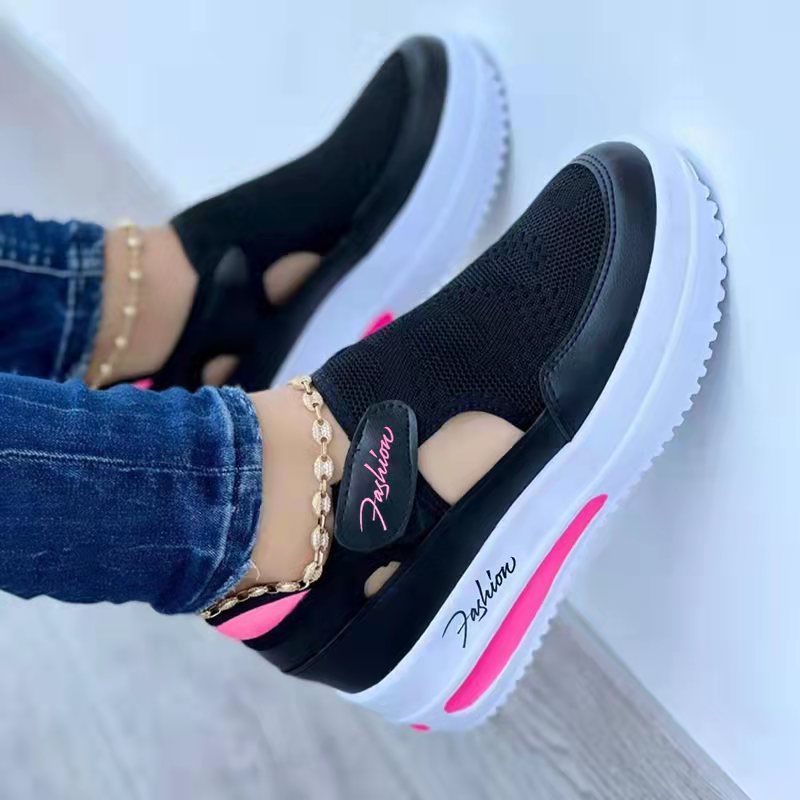 Women&#39;s Sneakers Summer New Ladies Casual Low Wedge Breathable Non-Slip Comfort Feamle Sport Shoes Mesh Shoes Fashion Style