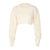 Women's Fashion Round Neck Long Sleeve Cropped Navel Loose Sweater