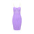 Female bag hip bandage dress