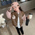 Girls' PU Leather Coat Spring And Autumn Leisure Coat