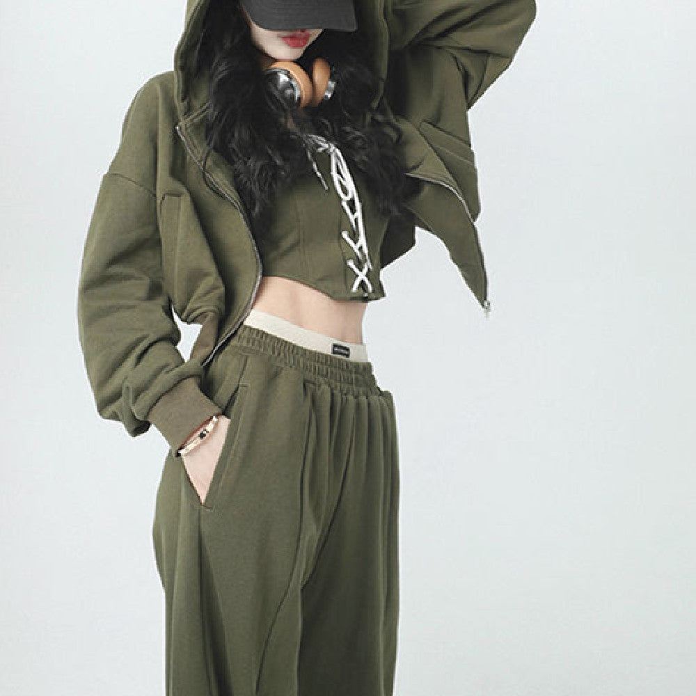 Women&#39;s Coat Hoodie Pant Suit