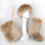 Fur Boots Velvet Padded Plus Size Imitation Fox Fur Fur Women's Snow Boots Three-piece Set