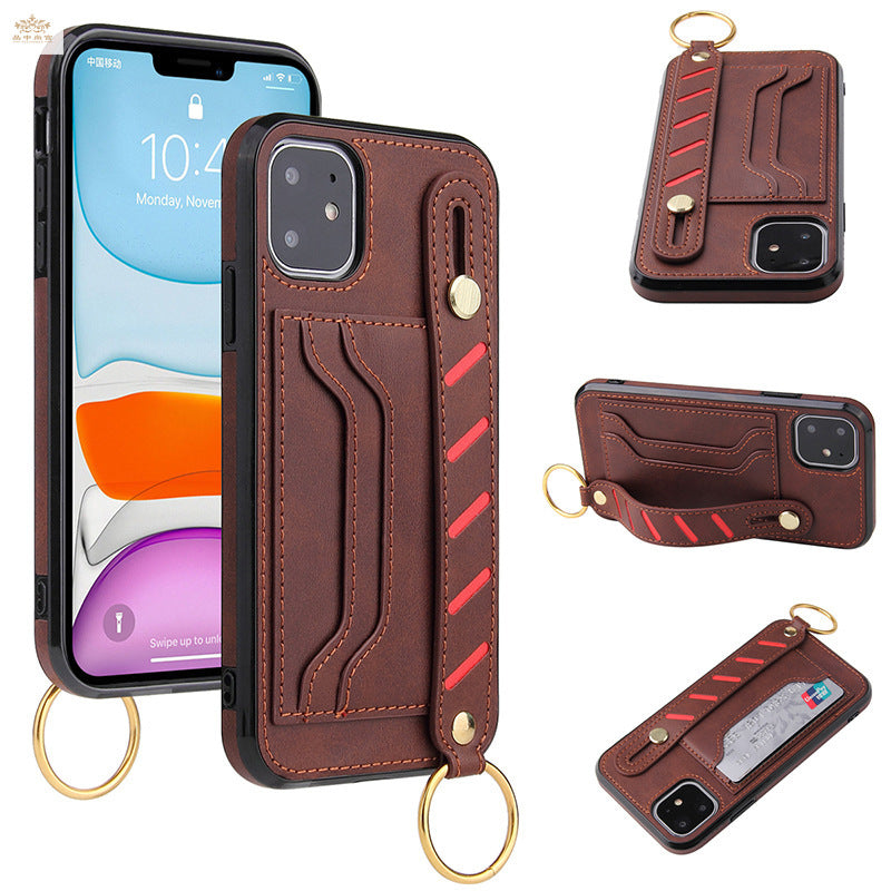 Leather Case Holder Mobile Phone Protective Cover