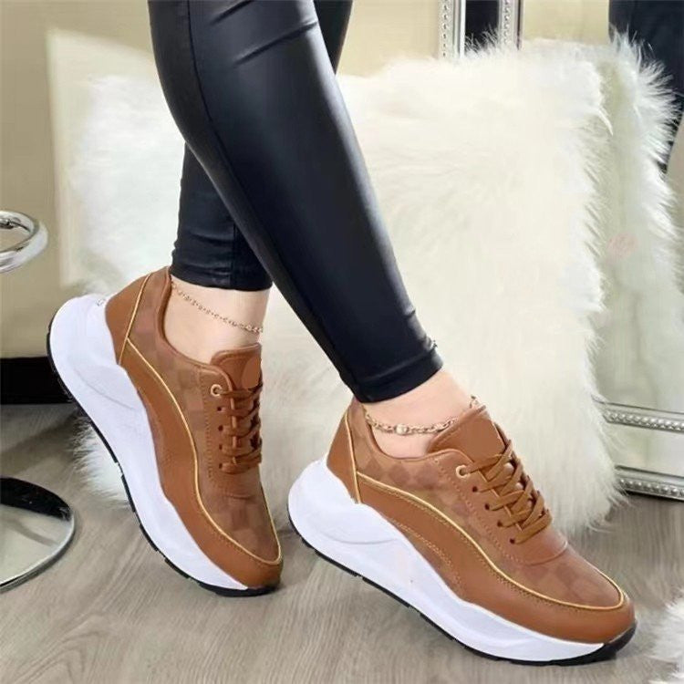 Female Fashion Casual Thick-soled Sports Shoes