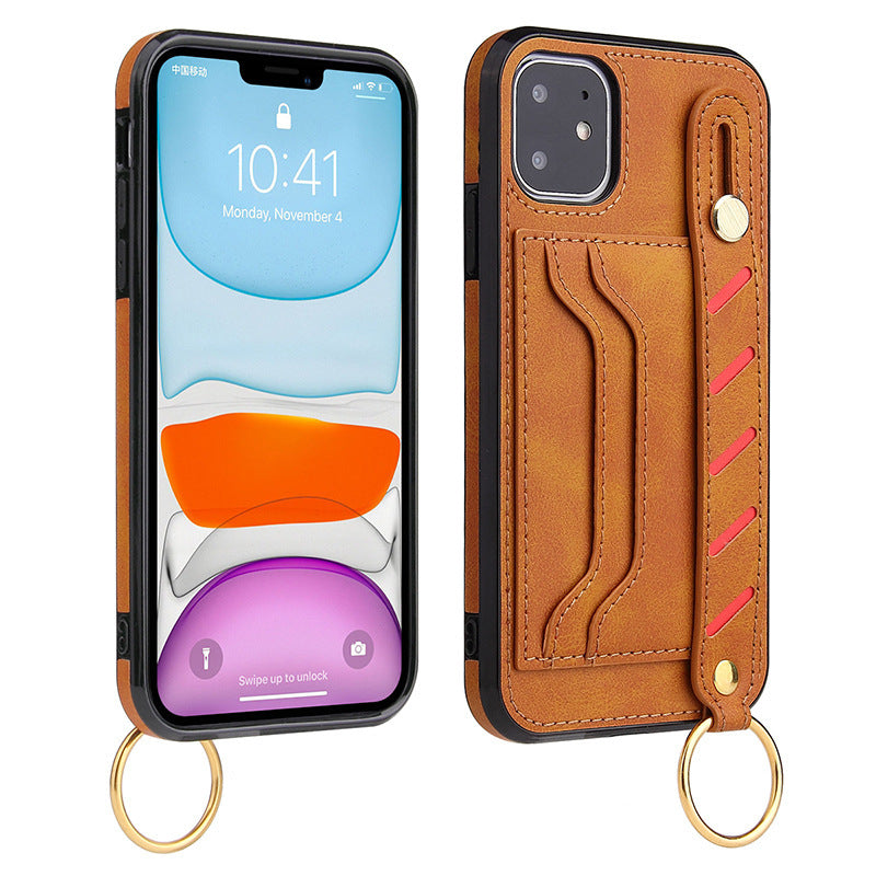 Leather Case Holder Mobile Phone Protective Cover