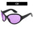 Future Sense Large Rim New Exaggerated Hot Girl Internet-famous Sunglasses