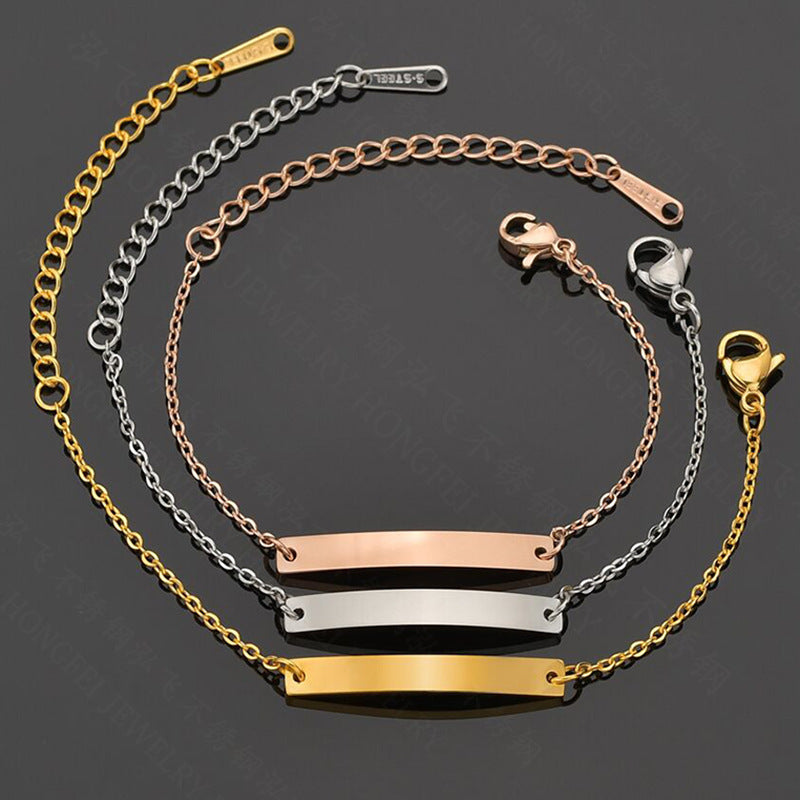 English Name Bracelet Personalized Titanium Steel Handwear