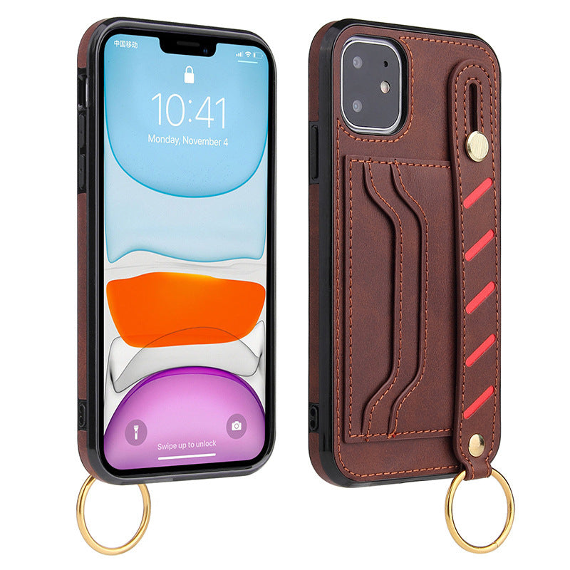 Leather Case Holder Mobile Phone Protective Cover