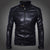 Carli Moto Leather Men's Jacket Black Bottom